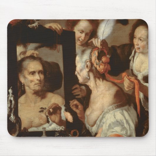 Alte Kokette Mousepad (Vorne)