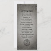 Alte Kompassrose Einladung (Rückseite)