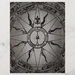 Alte Kompassrose Flyer