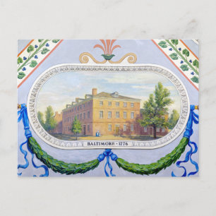 Alte Kongresshalle Baltimore Maryland Postkarte