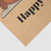 Alte Krabbe niedlicher Strand Geburtstagsgewebe Seidenpapier (Detail)