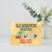 Alte Krabben nie Die Postkarte (Stehend Vorderseite)