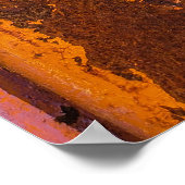 Alte Kraftstoffpumpe Poster (Ecke)