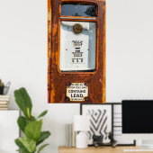 Alte Kraftstoffpumpe Poster (Heimbüro)