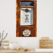 Alte Kraftstoffpumpe Poster (Küche)