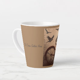 Alte Krähen Milchtasse