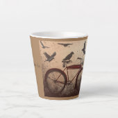 Alte Krähen Milchtasse (Vorderseite)