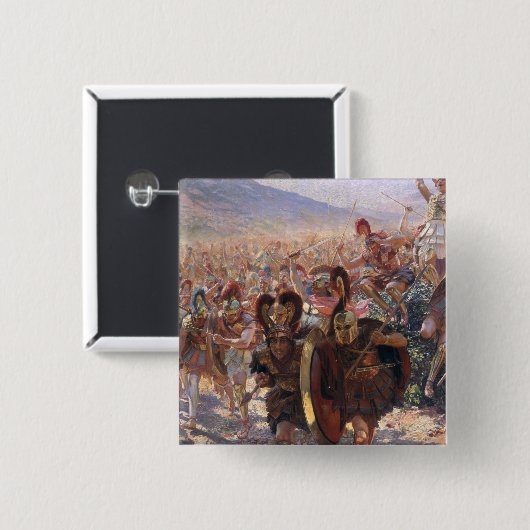 Alte Krieger Button (Vorne & Hinten)