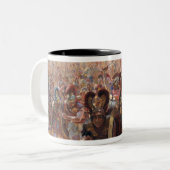 Alte Krieger Zweifarbige Tasse (Vorderseite Links)