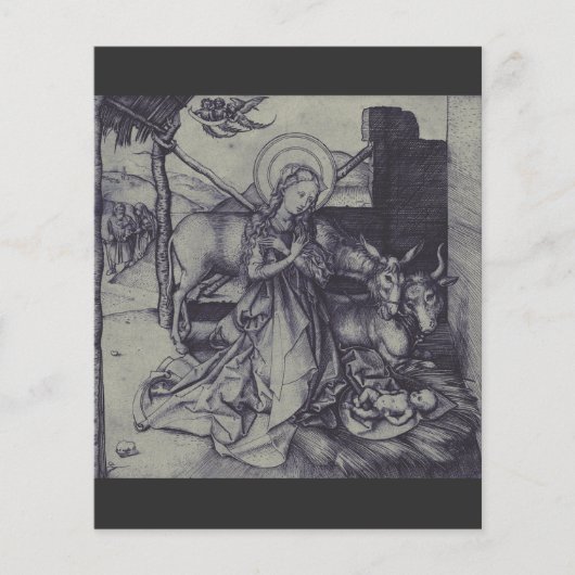 Alte Krippe-Szene og Jesus Christus (Vorderseite)