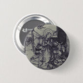 Alte Krippe-Szene og Jesus Christus Button (Vorne & Hinten)