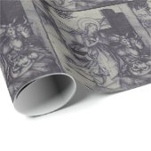 Alte Krippe-Szene og Jesus Christus Geschenkpapier (Rolleneckpunkt)