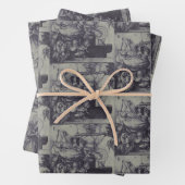 Alte Krippe-Szene og Jesus Christus Geschenkpapier Set (Beispiel)