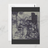 Alte Krippe-Szene og Jesus Christus Postkarte (Vorne/Hinten)