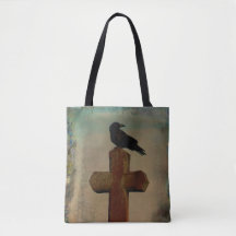Alte Kruge auf altes Kreuz