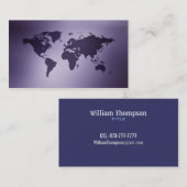 Alte Kugel-Karten-Visitenkarten Visitenkarte (Vorne/Hinten)