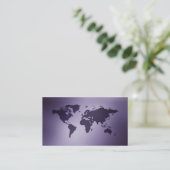 Alte Kugel-Karten-Visitenkarten Visitenkarte (Stehend Vorderseite)