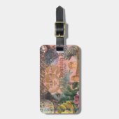 Alte Kunst Gepäckanhänger (Vorderseite vertikal)