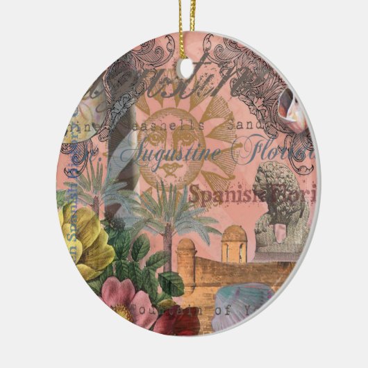 Alte Kunst Keramikornament (Links)