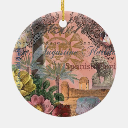 Alte Kunst Keramikornament (Hinten)