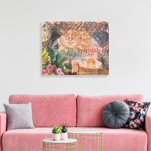 Alte Kunst Leinwanddruck (Insitu (Wohnzimmer))