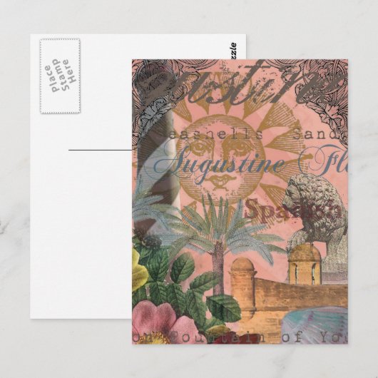 Alte Kunst Postkarte (Vorne/Hinten)