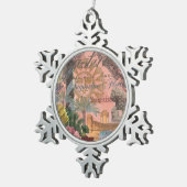 Alte Kunst Schneeflocken Zinn-Ornament (Rechts)