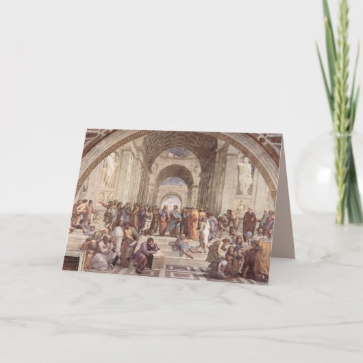 alte Kunstakademie-Grußkarte Karte (Vorderseite)