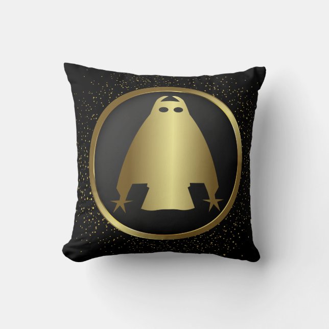 Alte Künstler - Goldenes Schaf Kissen (Vorderseite)