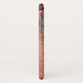 Alte Kupfermetallnachahmung und das Monogramm Case-Mate iPhone Hülle (Hinten/Links)