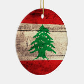 Alte Labanon-Fahne Keramik Ornament (Rechts)