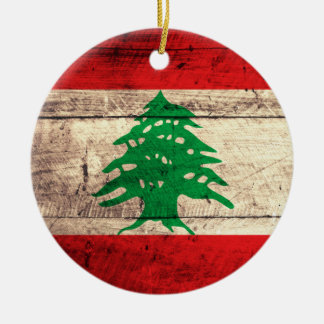 Alte Labanon-Fahne Keramik Ornament