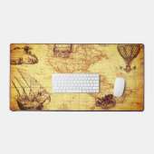 Alte Landkarte von Amerika Vintag Schreibtischunterlage (Tastatur & Maus)