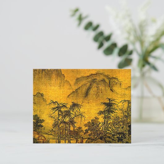 Alte Landschaft Postkarte (Stehend Vorderseite)