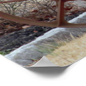 Alte landwirtschaftliche Ausrüstung Poster (Ecke)