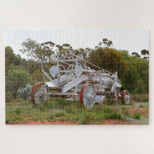 Alte landwirtschaftliche Maschinen, australisches Puzzle