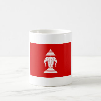 Alte Lao-Flagge Kaffeetasse