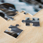 Alte Laterne auf den Felsen des Ozeans Puzzle (Seite)