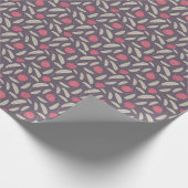 ALTE LAVENER UND CINNAMON SATIN CUSTOM EASTER GESCHENKPAPIER (Ecke)