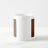 Alte Lederdecke mit goldener Fleur-de-Lys - Kaffeetasse (Mittel)