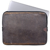 Alte lederne Bibel-Abdeckung Laptopschutzhülle (Vorderseite)