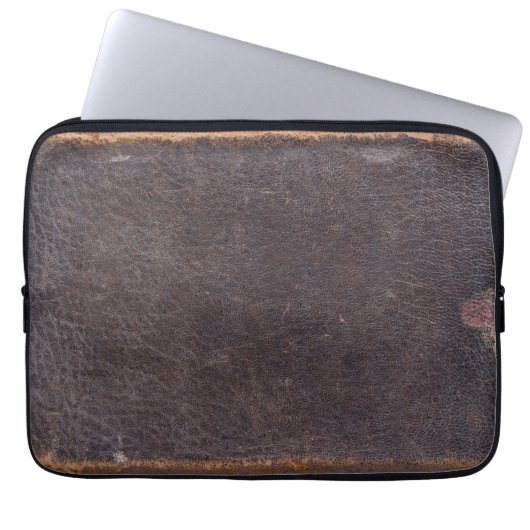 Alte lederne Bibel-Abdeckung Laptopschutzhülle (Vorderseite)