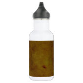 Alte Ledertextur Edelstahlflasche (Rechts)