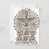 Alte Legende: Riesenvogel und Stammeszente Dankeskarte (Vorderseite)