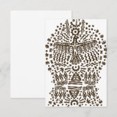 Alte Legende: Riesenvogel und Stammeszente Dankeskarte (Vorne/Hinten)