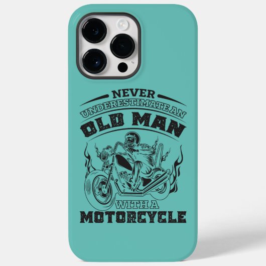 Alte Leidenschaft für Motorräder, Funny Case-Mate iPhone Hülle (Rückseite)