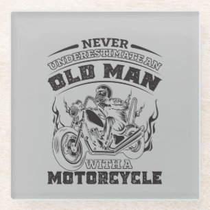 Alte Leidenschaft für Motorräder, Funny Glasuntersetzer