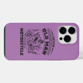 Alte Leidenschaft für Motorräder, Funny iPhone Hülle (Rückseite (Horizontal))