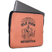 Alte Leidenschaft für Motorräder, Funny Laptopschutzhülle (Vorne Rechts)