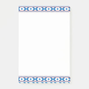 Alte lettische Schilder blau, rot, weiß Post-it Klebezettel